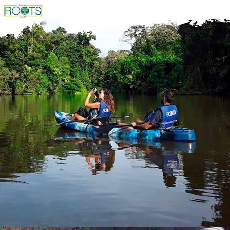 Miss Miriam. Hotel Frente Al Mar Tortuguero Bagian luar foto